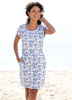 Floral Jersey Dress by beachtime
