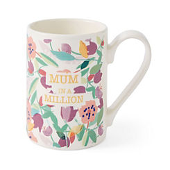 Floral Mum in a Million Single Mug Meirion by Portmeirion