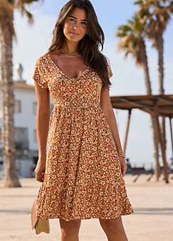 Floral Print Jersey Dress by Buffalo