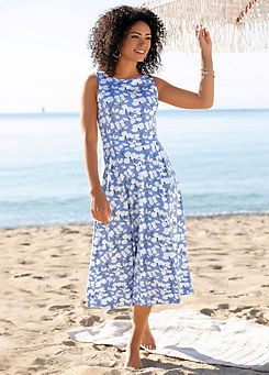 Floral Print Summer Dress by beachtime
