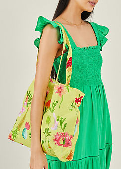 Floral Printed Shopper by Accessorize