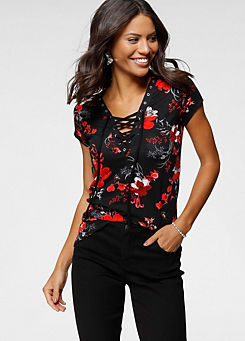 Floral Top by Laura Scott