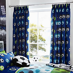 Football Curtains by Catherine Lansfield