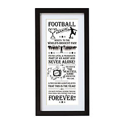 Football Wall Art by Ultimate Gift for Man