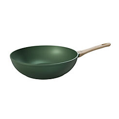 Forest Recycled Aluminium 28cm Wok Pan by Jomafe