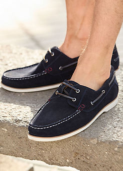 Freedom Suede Boat Shoes by Joe Browns