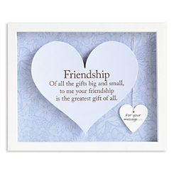 Friendship - Heart Frame by Said With Sentiment