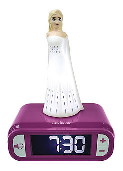 Frozen Elsa Alarm Clock with Night Light 3D Design by Disney