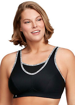 Full Figure Plus Size No-Bounce Camisole Wirefree Sports Bra by Glamorise