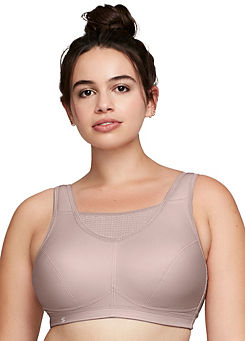 Full Figure Plus Size No-Bounce Camisole Wirefree Sports Bra by Glamorise