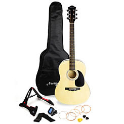 Full Size Acoustic Guitar, Stand, Bag & Accessories by Martin Smith