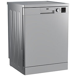 Full Size Dishwasher DVN04X20S - Silver by Beko