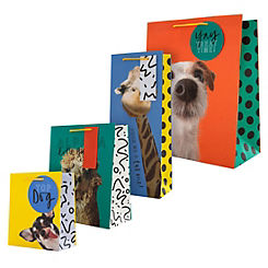 Funny Animal Set of 4 Gift Bags by Hallmark