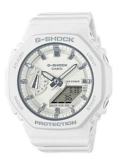 G-Shock S2100 Series White Women’s Watch by Casio