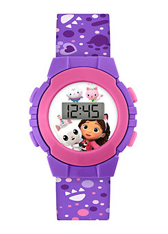 Gabby’s Dollhouse Purple Digital Watch by Disney