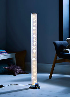 Galaxy 16 Remote Control Colour Changing Cylinder Floor Lamp by Glow
