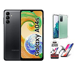 Galaxy A04 4G 32GB Mobile Phone - Black - Case bundle by Samsung