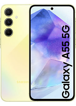 Galaxy A55 5G 128GB Mobile Phone - Awesome Lemon by Samsung