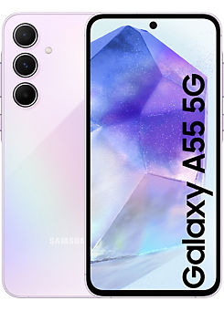Galaxy A55 5G 128GB Mobile Phone - Awesome Lilac by Samsung