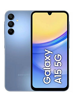 Galaxy SIM Free A15 128GB 5G Mobile Phone - Blue by Samsung