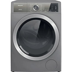 GentlePower H8W046SBUK 10kg Washing Machine - Silver by Hotpoint