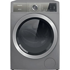GentlePower H8W946SBUK 9kg Washing Machine - Silver by Hotpoint