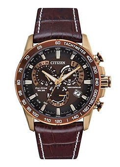 Gents Eco Drive Perpetual Chrono Watch by Citizen