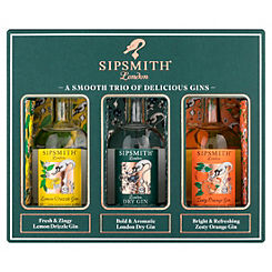 Gin 3 x 5cl Miniature Gift Pack by Sipsmith
