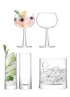 Gin Ice Highball/Balloon Glass Set by LSA