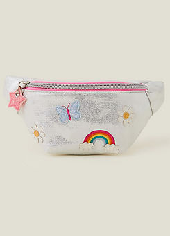 Girls Embroidered Badge Belt Bag by Accessorize