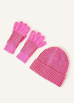 Girls Hat & Gloves Set by Accessorize