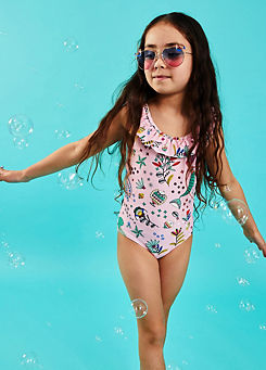 Girls Mermaid Print Swimsuit by Accessorize