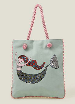 Girls Mermaid Shopper Bag by Accessorize