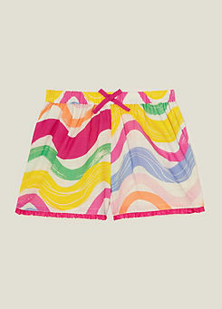 Girls Wavy Stripe Shorts by Accessorize