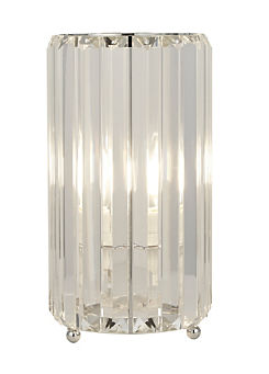 Glass Panelled Table Lamp