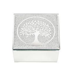 Glass Tree Of Life Trinket Box by Hestia