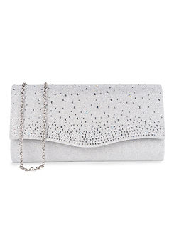 Glitter ’Deja’ Clutch Bag by Paradox London