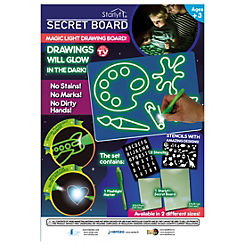 Glow In The Dark Secret Message Board Toy by Starlyf