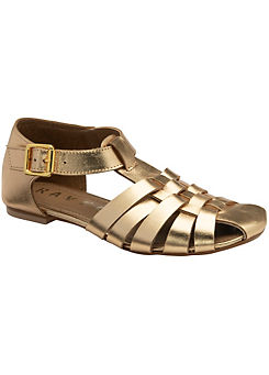 Gold Galston Shoes by Ravel