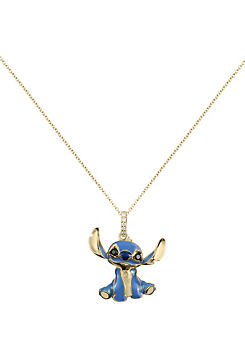 Gold and Blue Stitch Necklace by Disney