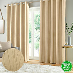 Goodwood Thermal Blockout Eyelet Curtains by Tyrone