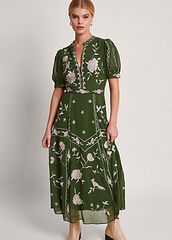 Grace Embroidered Dress by Monsoon