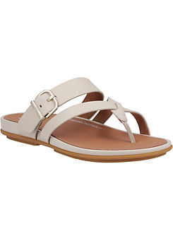 Gracie Buckle Toe Post Sandals by FitFlop
