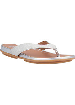 Gracie Shimmerlux Toe Post Sandals by FitFlop