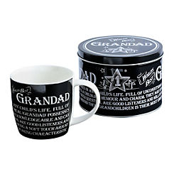 Grandad Mug In Tin by Ultimate Gift for Man
