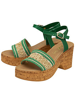 Green Chelsia Sandals by Lotus