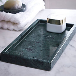 Green Marble Bathroom Tray by Freemans
