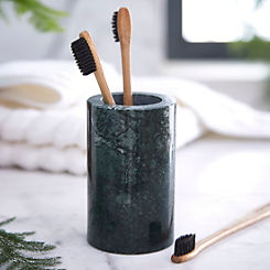 Green Marble Toothbrush Holder by Freemans