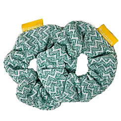 Green Microfiber Hair Scrunchies by Popmask