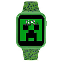 Green Silicon Strap Watch by Mojang Minecraft
